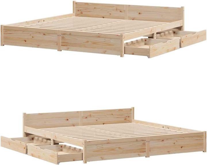 Actual product image vidaXL Bett (160 x 200 cm)