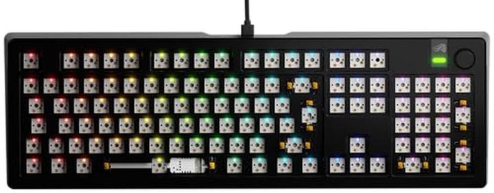 Actual product image Glorious GMMK 3 Pro 100 % custom gaming keyboard - barebone, ISO layout, black (Germany, Cable)