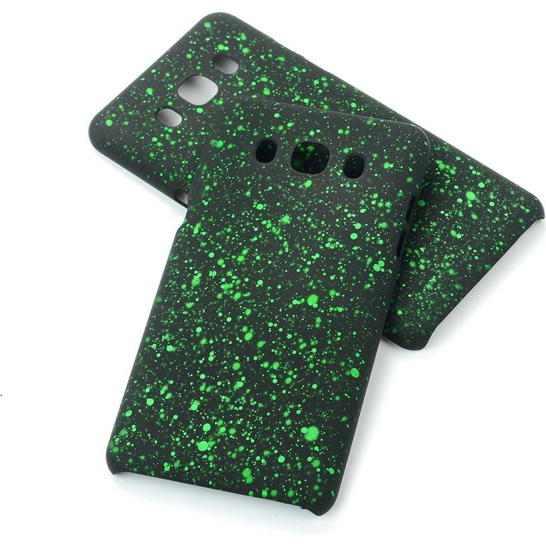 König Design Handy Hülle Schutz Case Bumper Etuis für Samsung Galaxy J5 2016 3D Sterne Grün (Samsung Galaxy J5 (2016)), ...