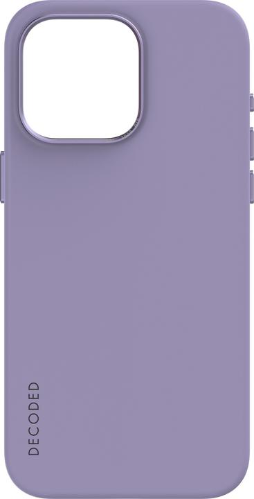 Actual product image Decoded AntiMicrobial Silicone Backcover iPhone 15 Pro Max Lavender (Apple iPhone 15 Pro Max)