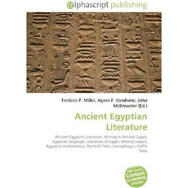 Ancient Egyptian Literature, Fachbücher von Agnes F. Vandome, Frederic P. Miller, John McBrewster