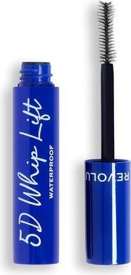 Actual product image Makeup Revolution 5D Whip Lift Waterproof Mascara Maximum Curl Length & Volume Long Lasting Smudge-proof Black 12ml (Black)