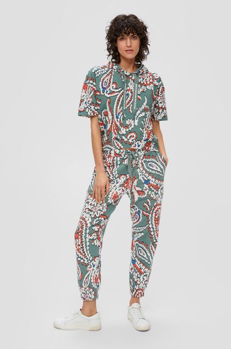 Produktbild s.Oliver Sweatshirt Hoodie mit halblangen Ärmeln (40)