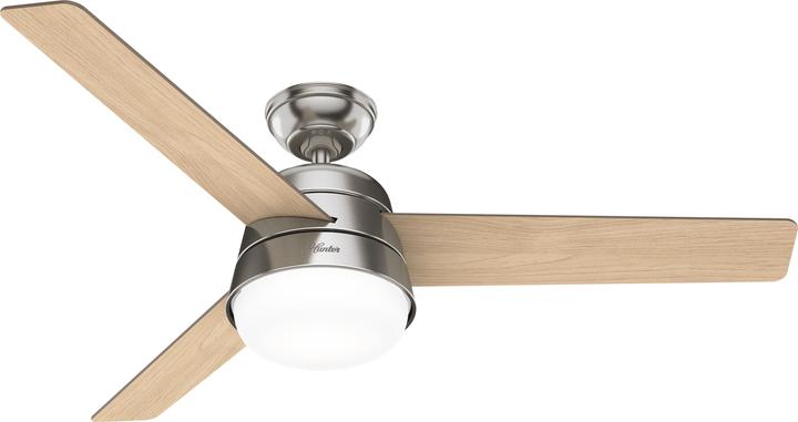 Produktbild Hunter Fans Deckenventilator Finley L Nickel mit Licht & Fernbedienung (43 dB)