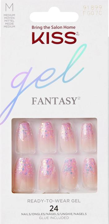 KISS Gel Fantasy Nails Winter Sparks (Artificial nails)