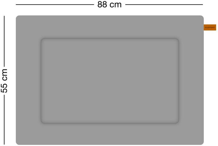 Produktbild Fluffino Hunde-Decke M, Grau (Hund)