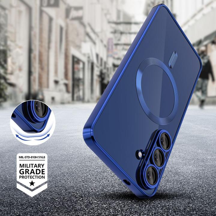 Produktbild Tech-Protect Magflex Magsafe Galaxy S25 Fe Marineblau (Samsung Galaxy S25 FE)