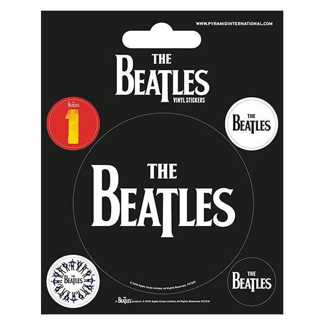Pyramid, Stickers, Beatles (The), Zwart (Stickerset 12, 5X10