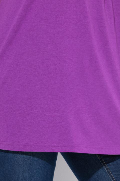 Actual product image Ulla Popken Essential Front Pleat Tee (50, 52)