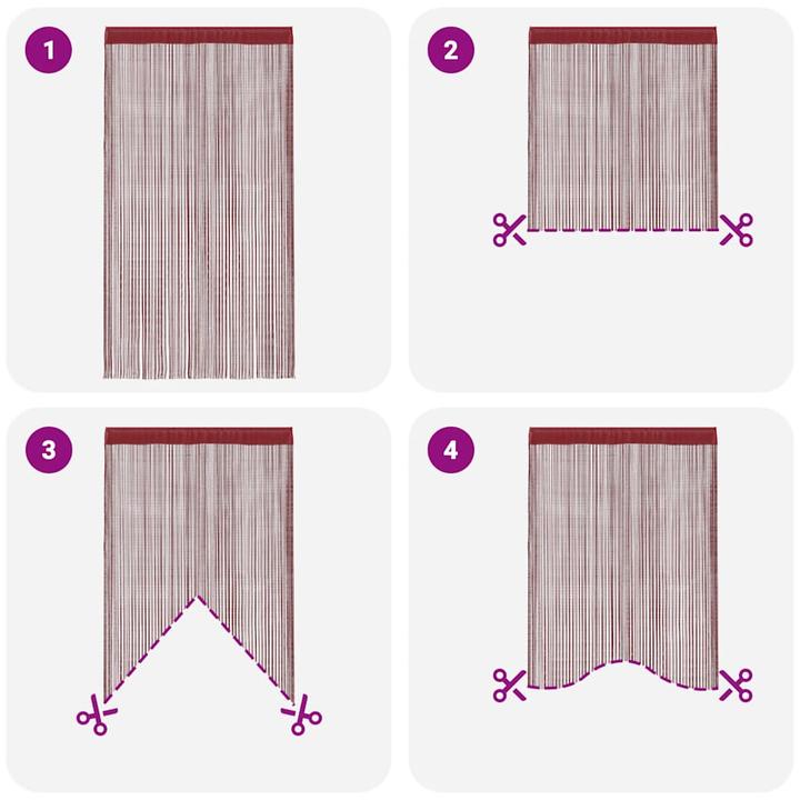 Produktbild vidaXL Fadenvorhang (100 x 250 cm)