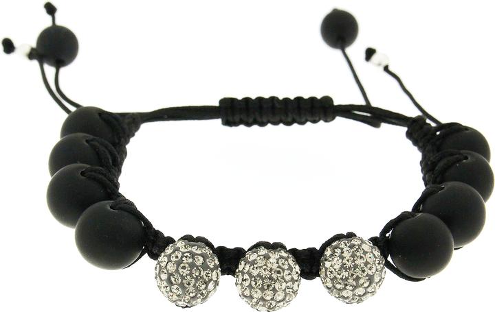 Immagine prodotto Leyda Bracciale Lava e Zirconi (Onice, Zirconia)