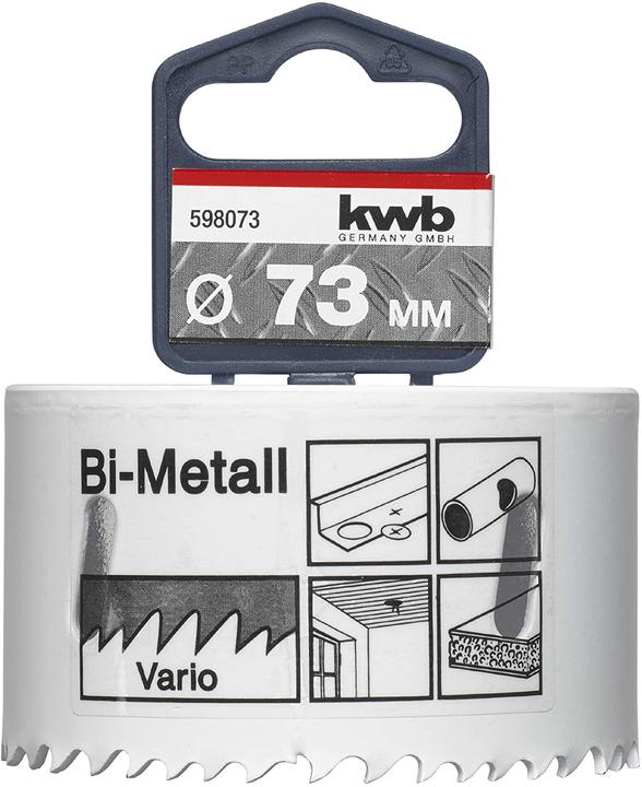 Produktbild kwb Hss Bimetall Lochsäge 73Mm (73 mm)