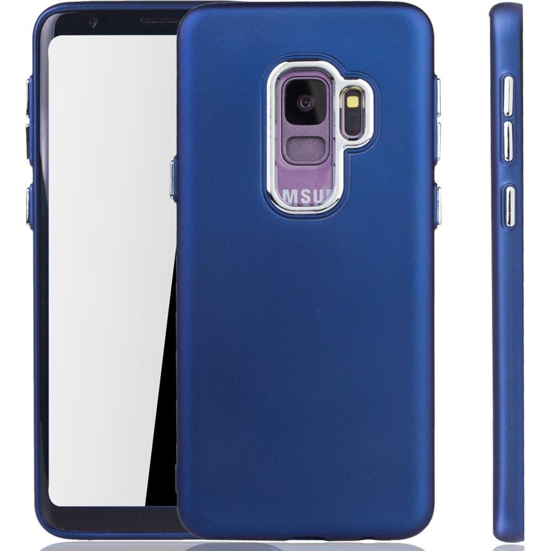 König Design Handyhülle für Samsung Galaxy S9 Schutzcase Backcover Bumper Etuis Rahmen Blau (Samsung Galaxy S9+), Smartp...
