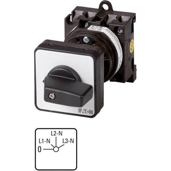 Eaton Spannungsmesserumschalter, T0, 20 A, 76829, Taster + Schalter