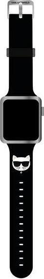 Actual product image Karl Lagerfeld Watch 38/40/41mm Choupette Head Watch Strap (38 mm, 40 mm, 41 mm, Rubber / Silicone)