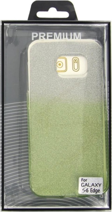 Produktbild OEM TPU Case Shine für Samsung Galaxy S6 Edge grün (Samsung Galaxy S6 Edge)