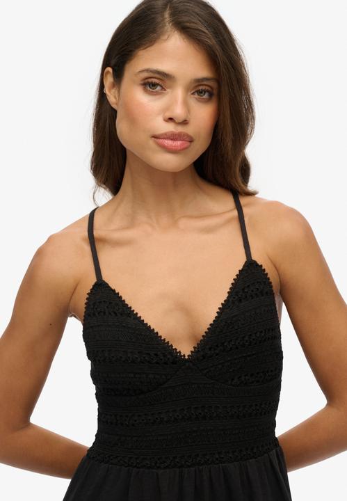 Immagine prodotto Superdry Spitzen-Maxikleid aus Jersey (XS)