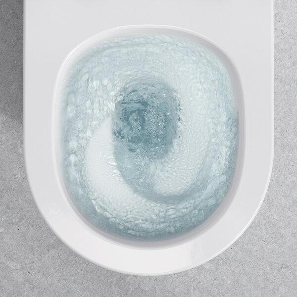 Produktbild Laufen Kartell Wand-WC, Tiefspüler, mit Silent Flush spülrandlos, 545x370x355mm