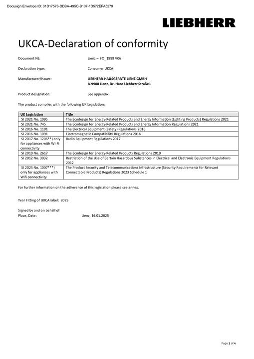 Produktbild Liebherr SUFNd 365i Prime (74 l)