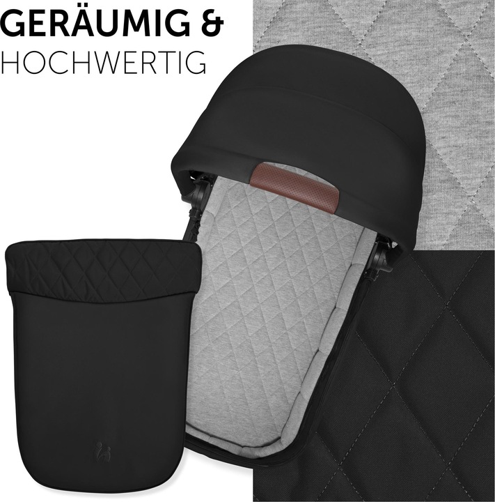 Actual product image Hauck Walk N Care Carrycot Black