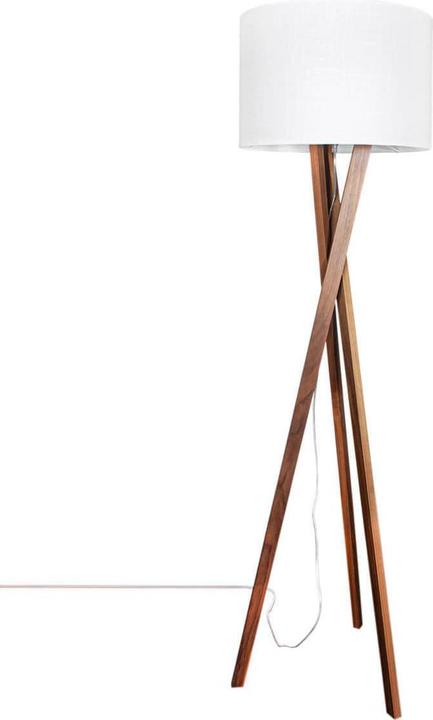 Image du produit By Rydens Lampadaire Vega Noyer/Blanc (E27)