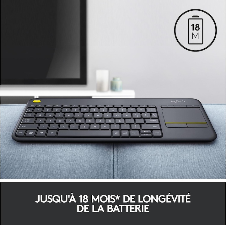 Immagine prodotto Logitech K400 Plus (CH, Senza fili)
