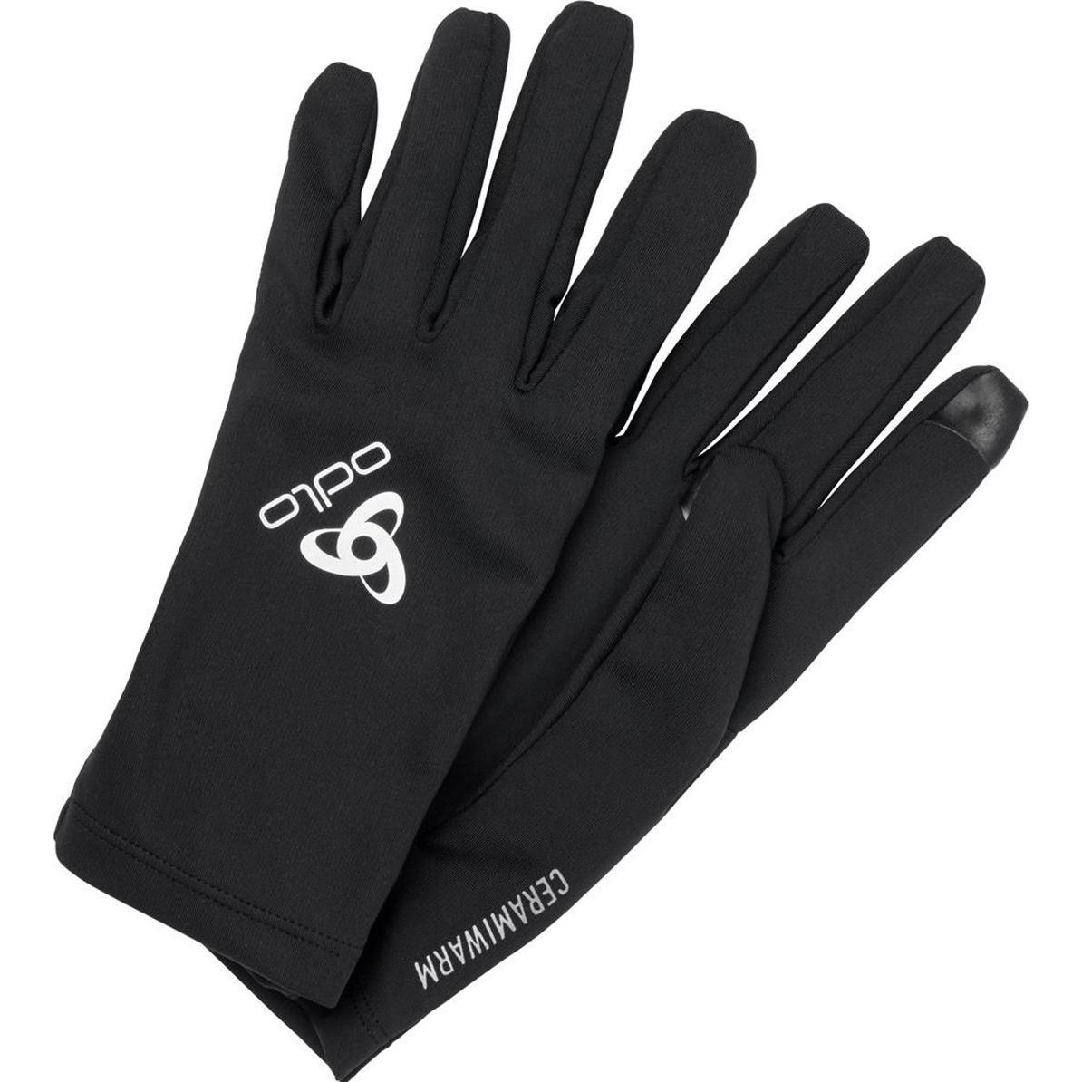 Odlo, Herren, Handschuhe, Ceramiwarm Light, Schwarz, (XXL)