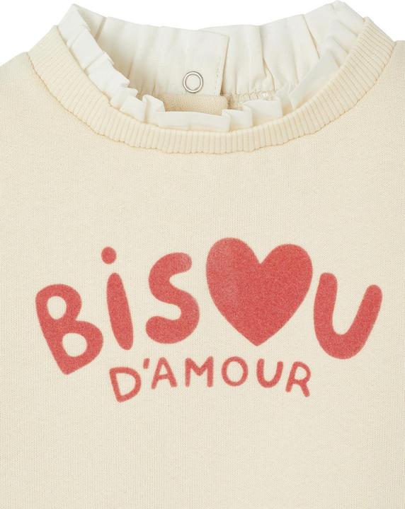 Actual product image Vertbaudet Baby-Set: Sweatshirt mit Volant & weite Jeans (86)