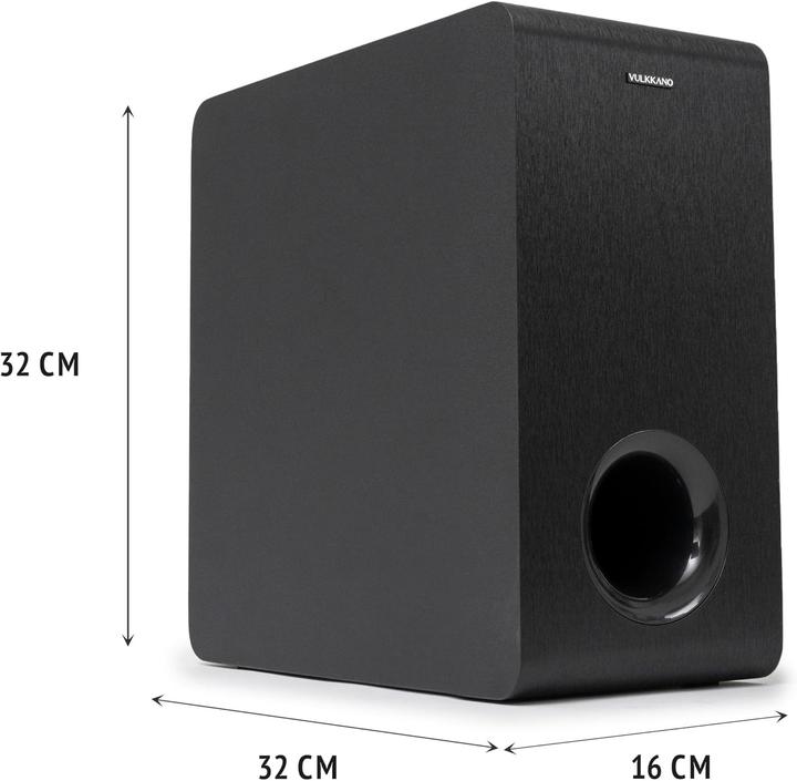 Image du produit Vulkkano SUB6 active subwoofer 65 inch frequency 60 Hz 250 Hz (60 W)