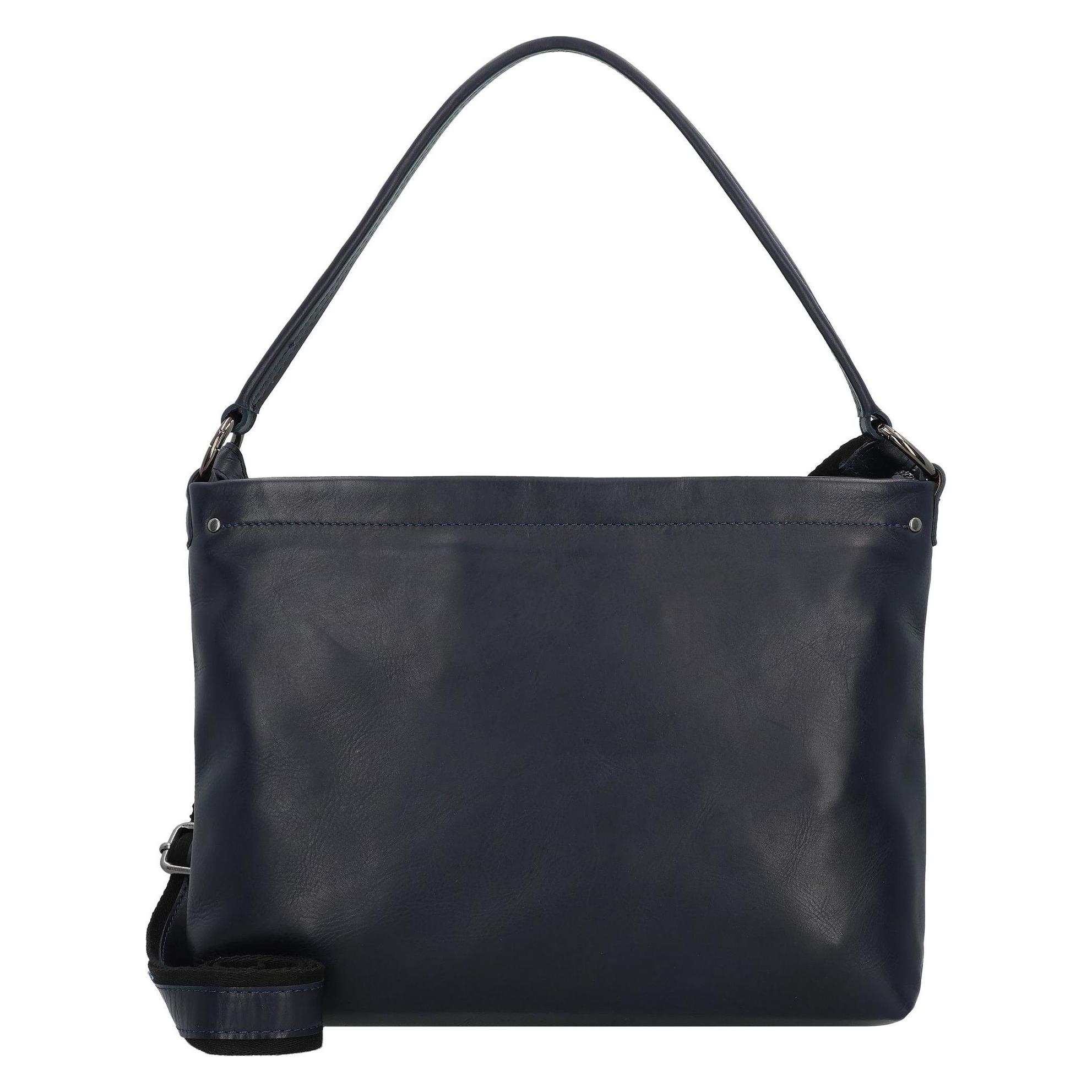 Harolds, Damen, Handtasche, Caugio Schultertasche Leder 32 Cm, Blau