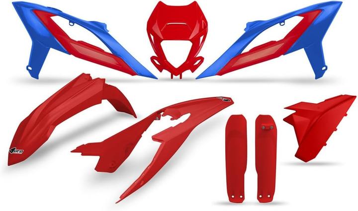 Ufo Plast Beta RR 400 2023-2024 complete kit rood-blauw