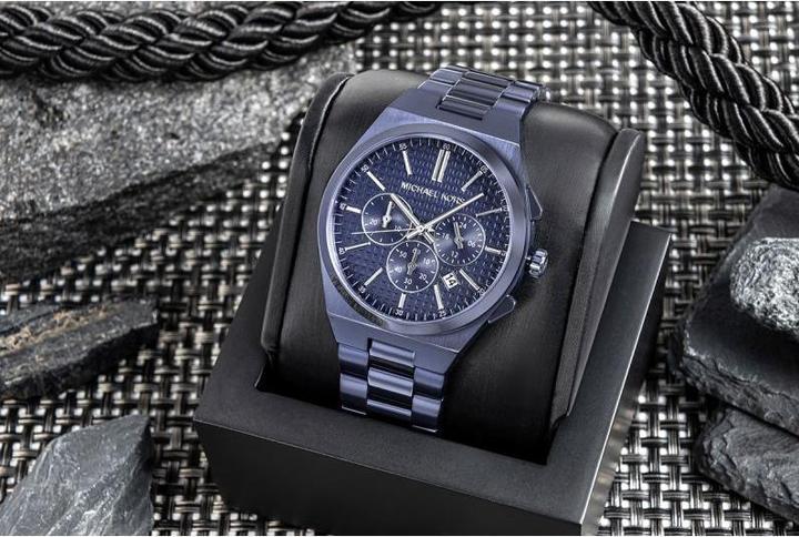 Produktbild Michael Kors Lennox MK9147 Herrenuhr + Box (Analoguhr, Chronograph)