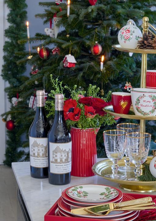 Actual product image Greengate Merry Christmas Magnet white Set4 (1 x)