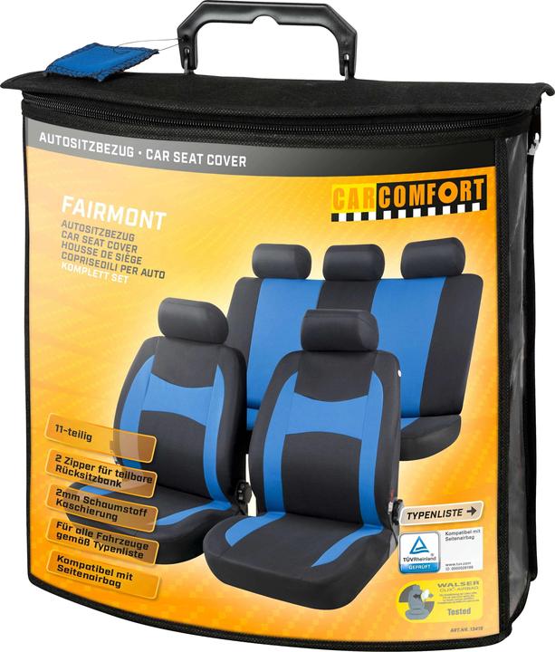 Produktbild CarComfort Autositzbezug Fairmont Komplettset blau