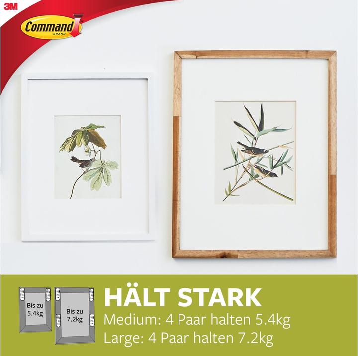 Immagine prodotto Command Bildermontage Strips, Vorteilspack (5.40 kg)
