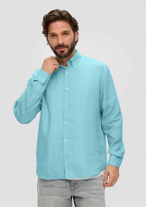 Image du produit S.Oliver Hemd Leinenhemd mit Button-Down-Kragen (3XL)