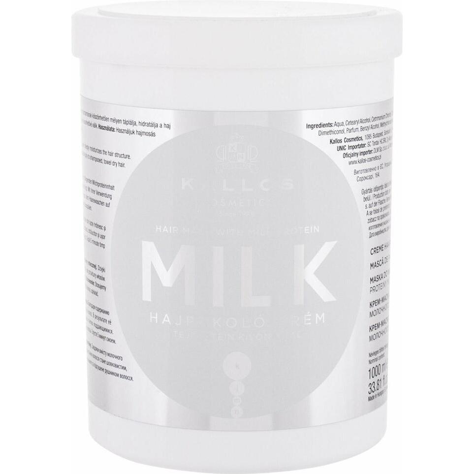 Kallos Cosmetics, Haarmaske, Milk (1000 ml)