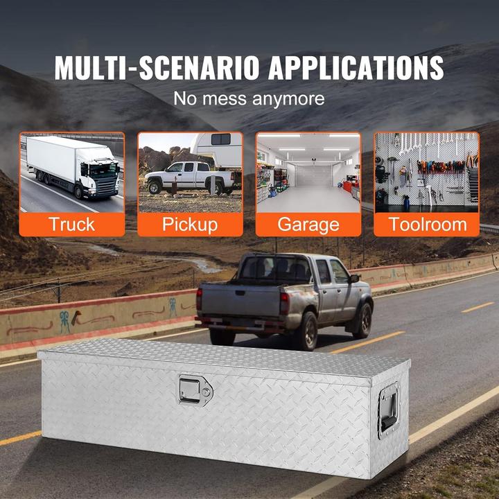 Actual product image Vevor Top Mount Truck Tool Box