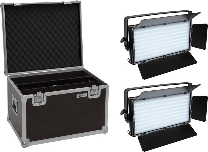 Image du produit Eurolite Set 2x LED PLL-480 QCL Panel + Case