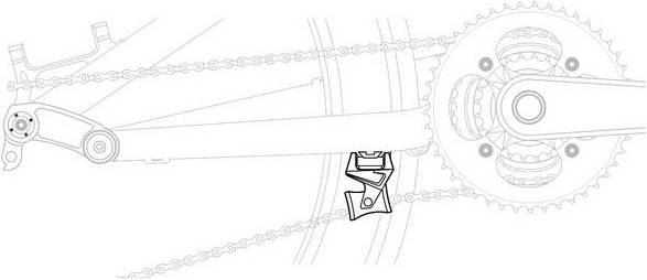 Produktbild Exustar E-CCG20 c.guide Kettenführung