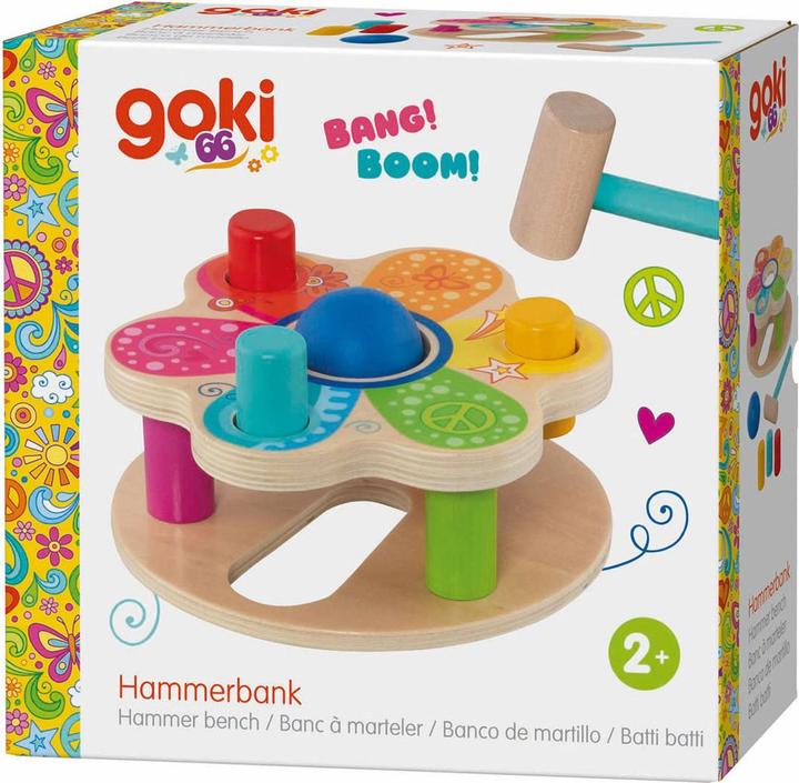 Actual product image Goki Hammerbank 6 Teile, goki66