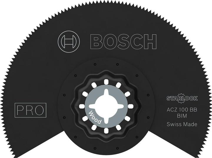 Bosch Professional Zubehör PRO ACZ 100 BB lama per utensili multifunzione, 100 mm