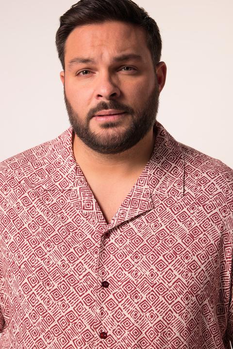 Actual product image Men+ Viskose-Hemd, Halbarm, Cubakragen, Cuba Fit (3XL)