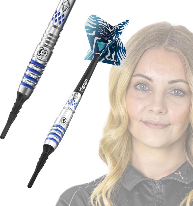 Actual product image Bull's Sarah Milkowski Soft Dart, 90% Tungsten (20 g)