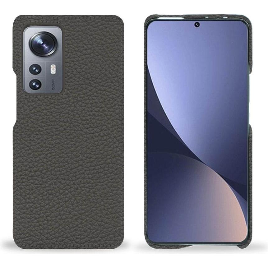Noreve Lederschutzhülle (Xiaomi 12 Pro), Smartphone Hülle, Grau