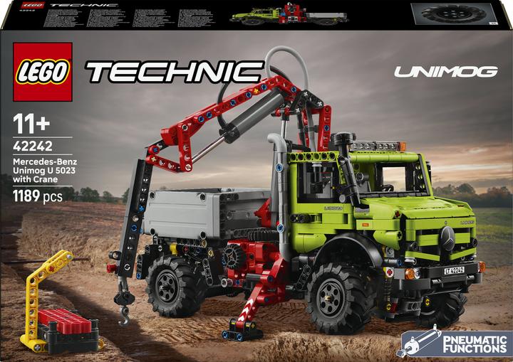 Produktbild LEGO Technic 42242 Mercedes-Benz Unimog U 5023 med kran