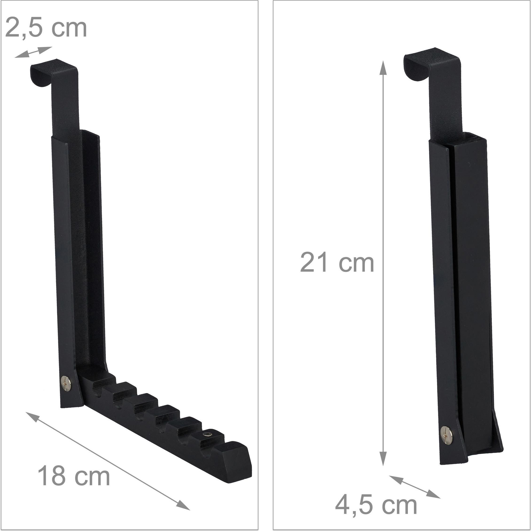 Thumbnail - Relaxdays, Garderobe + Kleiderhaken, Klapphaken