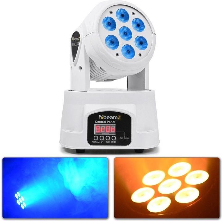 Actual product image BeamZ MHL74 White (10 W, LED)