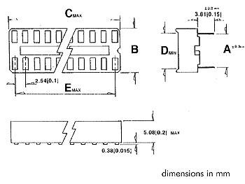Actual product image Velleman 16P DIL IC SOCKET 300MIL