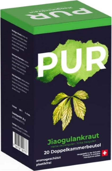 Immagine prodotto PUR Bustine di tè Jiaogulan, 20 pezzi (70 g)